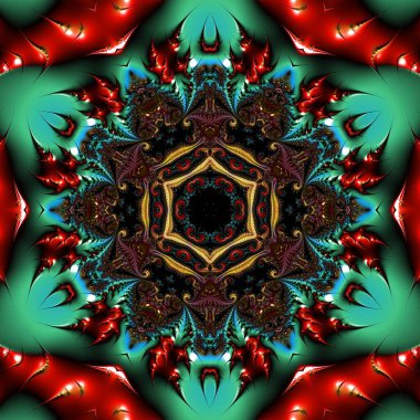 Soyut Bilgisayar Fraktal Tasarımı. Fraktal hiç bitmeyen bir desen. Fraktallar, farklı ölçeklerde kendine benzeyen sonsuz derecede karmaşık kalıplardır. Cep telefonu duvar kağıdı için harika.