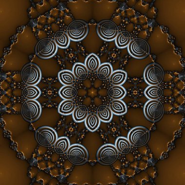 Soyut Bilgisayar Fraktal Tasarımı. Fraktal hiç bitmeyen bir desen. Fraktallar, farklı ölçeklerde kendine benzeyen sonsuz derecede karmaşık kalıplardır. Cep telefonu duvar kağıdı için harika.