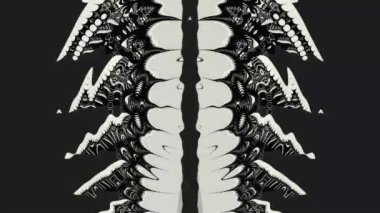 Soyut Bilgisayar Fraktal Tasarımı. Fraktal hiç bitmeyen bir desen. Fraktallar, farklı ölçeklerde kendine benzeyen sonsuz derecede karmaşık kalıplardır. Cep telefonu duvar kağıdı için harika.