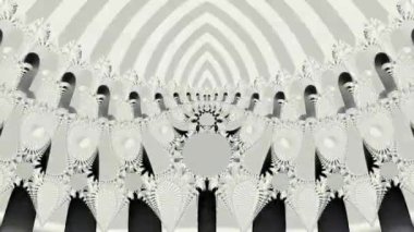 Soyut Bilgisayar Fraktal Tasarımı. Fraktal hiç bitmeyen bir desen. Fraktallar, farklı ölçeklerde kendine benzeyen sonsuz derecede karmaşık kalıplardır. Cep telefonu duvar kağıdı için harika.