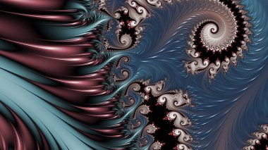 Soyut Bilgisayar Fraktal Tasarımı. Fraktal hiç bitmeyen bir desen. Fraktallar, farklı ölçeklerde kendine benzeyen sonsuz derecede karmaşık kalıplardır. Cep telefonu duvar kağıdı için harika.