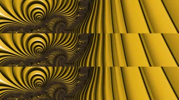 Abstract Computer Generated Fractal Design Fractal Padrão Interminável Fractais São — Vídeo de Stock