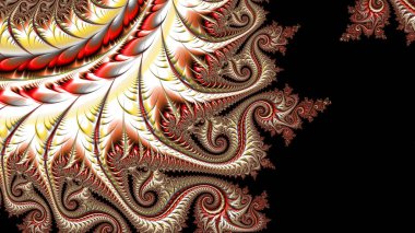 Soyut Bilgisayar Fraktal Tasarımı. Fraktal hiç bitmeyen bir desen. Fraktallar, farklı ölçeklerde kendine benzeyen sonsuz derecede karmaşık kalıplardır. Cep telefonu duvar kağıdı için harika.