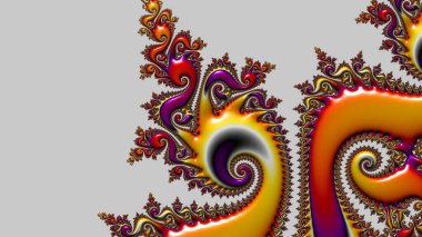 Soyut Bilgisayar Fraktal Tasarımı. Fraktal hiç bitmeyen bir desen. Fraktallar, farklı ölçeklerde kendine benzeyen sonsuz derecede karmaşık kalıplardır. Cep telefonu duvar kağıdı için harika.