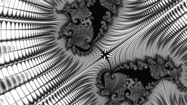 Soyut Bilgisayar Fraktal Tasarımı. Fraktal hiç bitmeyen bir desen. Fraktallar, farklı ölçeklerde kendine benzeyen sonsuz derecede karmaşık kalıplardır. Cep telefonu duvar kağıdı için harika.