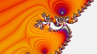 Soyut Bilgisayar Fraktal Tasarımı. Fraktal hiç bitmeyen bir desen. Fraktallar, farklı ölçeklerde kendine benzeyen sonsuz derecede karmaşık kalıplardır. Cep telefonu duvar kağıdı için harika.