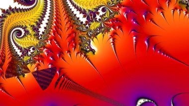 Soyut Bilgisayar Fraktal Tasarımı. Fraktal hiç bitmeyen bir desen. Fraktallar, farklı ölçeklerde kendine benzeyen sonsuz derecede karmaşık kalıplardır. Cep telefonu duvar kağıdı için harika.