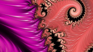 Soyut Bilgisayar Fraktal Tasarımı. Fraktal hiç bitmeyen bir desen. Fraktallar, farklı ölçeklerde kendine benzeyen sonsuz derecede karmaşık kalıplardır. Cep telefonu duvar kağıdı için harika.