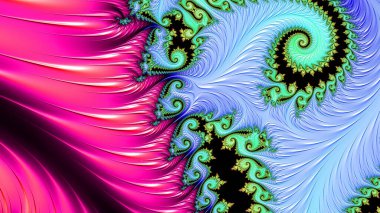 Soyut Bilgisayar Fraktal Tasarımı. Fraktal hiç bitmeyen bir desen. Fraktallar, farklı ölçeklerde kendine benzeyen sonsuz derecede karmaşık kalıplardır. Cep telefonu duvar kağıdı için harika.