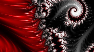 Soyut Bilgisayar Fraktal Tasarımı. Fraktal hiç bitmeyen bir desen. Fraktallar, farklı ölçeklerde kendine benzeyen sonsuz derecede karmaşık kalıplardır. Cep telefonu duvar kağıdı için harika.