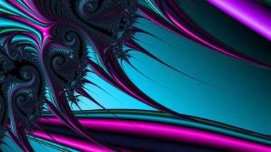 Soyut Bilgisayar Fraktal Tasarımı. Fraktal hiç bitmeyen bir desen. Fraktallar, farklı ölçeklerde kendine benzeyen sonsuz derecede karmaşık kalıplardır. Cep telefonu duvar kağıdı için harika.