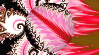 Soyut Bilgisayar Fraktal Tasarımı. Fraktal hiç bitmeyen bir desen. Fraktallar, farklı ölçeklerde kendine benzeyen sonsuz derecede karmaşık kalıplardır. Cep telefonu duvar kağıdı için harika.