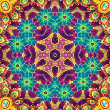 Soyut Bilgisayar Fraktal Tasarımı. Fraktal hiç bitmeyen bir desen. Fraktallar, farklı ölçeklerde kendine benzeyen sonsuz derecede karmaşık kalıplardır. Cep telefonu duvar kağıdı için harika.