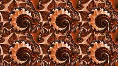 Soyut Bilgisayar Fraktal Tasarımı. Fraktal hiç bitmeyen bir desen. Fraktallar, farklı ölçeklerde kendine benzeyen sonsuz derecede karmaşık kalıplardır. Cep telefonu duvar kağıdı için harika.