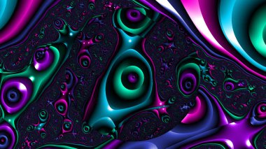 Soyut Bilgisayar Fraktal Tasarımı. Fraktal hiç bitmeyen bir desen. Fraktallar, farklı ölçeklerde kendine benzeyen sonsuz derecede karmaşık kalıplardır. Cep telefonu duvar kağıdı için harika.