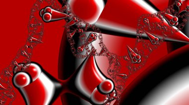 Soyut Bilgisayar Fraktal Tasarımı. Fraktal hiç bitmeyen bir desen. Fraktallar, farklı ölçeklerde kendine benzeyen sonsuz derecede karmaşık kalıplardır. Cep telefonu duvar kağıdı için harika.