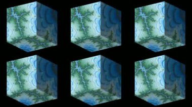 Soyut Bilgisayar Fraktal Tasarımı. Fraktal hiç bitmeyen bir desen. Fraktallar, farklı ölçeklerde kendine benzeyen sonsuz derecede karmaşık kalıplardır. Cep telefonu duvar kağıdı için harika.