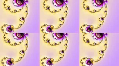 Soyut Bilgisayar Fraktal Tasarımı. Fraktal hiç bitmeyen bir desen. Fraktallar, farklı ölçeklerde kendine benzeyen sonsuz derecede karmaşık kalıplardır. Cep telefonu duvar kağıdı için harika.