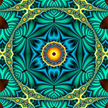 Soyut Bilgisayar Fraktal Tasarımı. Fraktal hiç bitmeyen bir desen. Fraktallar, farklı ölçeklerde kendine benzeyen sonsuz derecede karmaşık kalıplardır. Cep telefonu duvar kağıdı için harika.