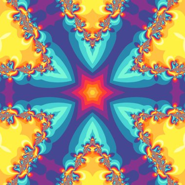 Soyut Bilgisayar Fraktal Tasarımı. Fraktal hiç bitmeyen bir desen. Fraktallar, farklı ölçeklerde kendine benzeyen sonsuz derecede karmaşık kalıplardır. Cep telefonu duvar kağıdı için harika.