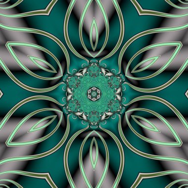 Soyut Bilgisayar Fraktal Tasarımı. Fraktal hiç bitmeyen bir desen. Fraktallar, farklı ölçeklerde kendine benzeyen sonsuz derecede karmaşık kalıplardır. Cep telefonu duvar kağıdı için harika.