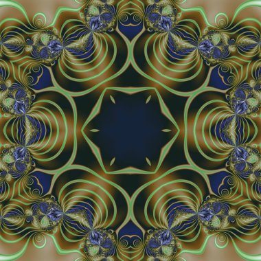 Soyut Bilgisayar Fraktal Tasarımı. Fraktal hiç bitmeyen bir desen. Fraktallar, farklı ölçeklerde kendine benzeyen sonsuz derecede karmaşık kalıplardır. Cep telefonu duvar kağıdı için harika.