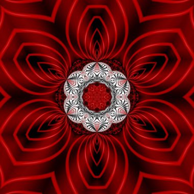 Soyut Bilgisayar Fraktal Tasarımı. Fraktal hiç bitmeyen bir desen. Fraktallar, farklı ölçeklerde kendine benzeyen sonsuz derecede karmaşık kalıplardır. Cep telefonu duvar kağıdı için harika.