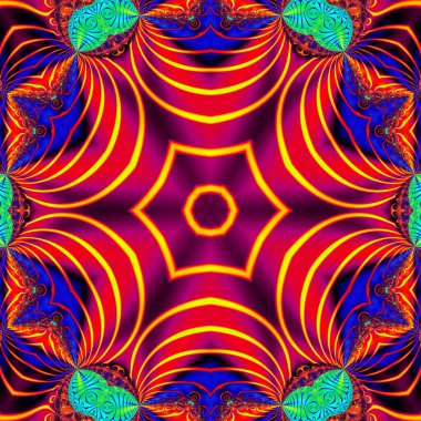 Soyut Bilgisayar Fraktal Tasarımı. Fraktal hiç bitmeyen bir desen. Fraktallar, farklı ölçeklerde kendine benzeyen sonsuz derecede karmaşık kalıplardır. Cep telefonu duvar kağıdı için harika.