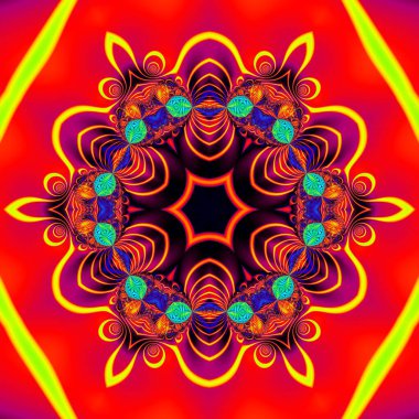 Soyut Bilgisayar Fraktal Tasarımı. Fraktal hiç bitmeyen bir desen. Fraktallar, farklı ölçeklerde kendine benzeyen sonsuz derecede karmaşık kalıplardır. Cep telefonu duvar kağıdı için harika.