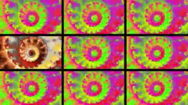 Soyut Bilgisayar Fraktal Tasarımı. Fraktal hiç bitmeyen bir desen. Fraktallar, farklı ölçeklerde kendine benzeyen sonsuz derecede karmaşık kalıplardır. Cep telefonu duvar kağıdı için harika.