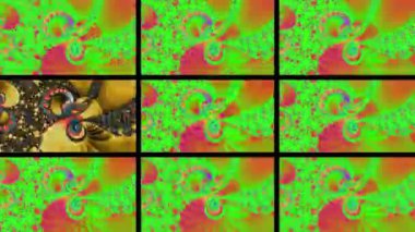 Soyut Bilgisayar Fraktal Tasarımı. Fraktal hiç bitmeyen bir desen. Fraktallar, farklı ölçeklerde kendine benzeyen sonsuz derecede karmaşık kalıplardır. Cep telefonu duvar kağıdı için harika.