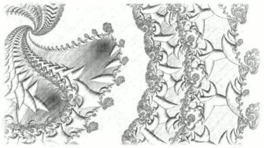 Soyut Bilgisayar Fraktal Tasarımı. Fraktal hiç bitmeyen bir desen. Fraktallar, farklı ölçeklerde kendine benzeyen sonsuz derecede karmaşık kalıplardır. Cep telefonu duvar kağıdı için harika.