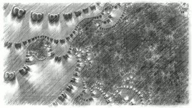 Soyut Bilgisayar Fraktal Tasarımı. Fraktal hiç bitmeyen bir desen. Fraktallar, farklı ölçeklerde kendine benzeyen sonsuz derecede karmaşık kalıplardır. Cep telefonu duvar kağıdı için harika.