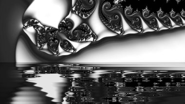 Soyut Bilgisayar Fraktal Tasarımı. Fraktal hiç bitmeyen bir desen. Fraktallar, farklı ölçeklerde kendine benzeyen sonsuz derecede karmaşık kalıplardır. Cep telefonu duvar kağıdı için harika.