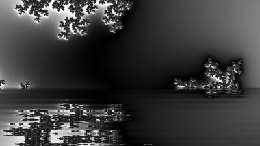 Soyut Bilgisayar Fraktal Tasarımı. Fraktal hiç bitmeyen bir desen. Fraktallar, farklı ölçeklerde kendine benzeyen sonsuz derecede karmaşık kalıplardır. Cep telefonu duvar kağıdı için harika.