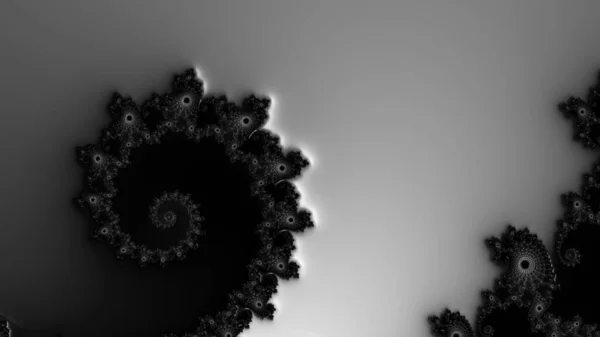 Abstract Computergegenereerd Fractaal Ontwerp Een Fractal Een Nooit Eindigend Patroon — Stockfoto