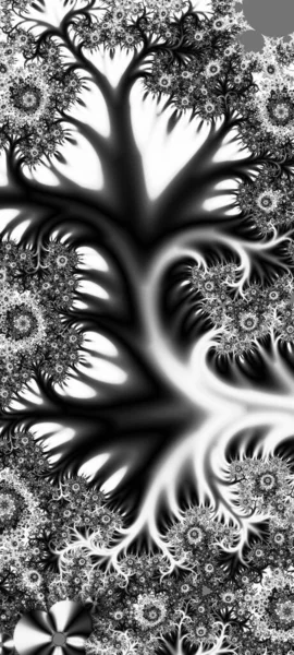 Abstract Computer Generated Fractal Design Fractal Never Ending Pattern Fractals — Stock Photo, Image