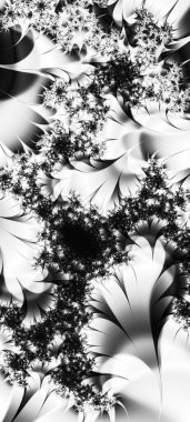 Soyut Bilgisayar Fraktal Tasarımı. Fraktal hiç bitmeyen bir desen. Fraktallar, farklı ölçeklerde kendine benzeyen sonsuz derecede karmaşık kalıplardır. Cep telefonu duvar kağıdı için harika.