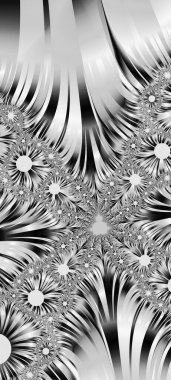 Soyut Bilgisayar Fraktal Tasarımı. Fraktal hiç bitmeyen bir desen. Fraktallar, farklı ölçeklerde kendine benzeyen sonsuz derecede karmaşık kalıplardır. Cep telefonu duvar kağıdı için harika.