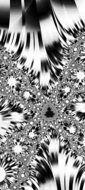 Soyut Bilgisayar Fraktal Tasarımı. Fraktal hiç bitmeyen bir desen. Fraktallar, farklı ölçeklerde kendine benzeyen sonsuz derecede karmaşık kalıplardır. Cep telefonu duvar kağıdı için harika.