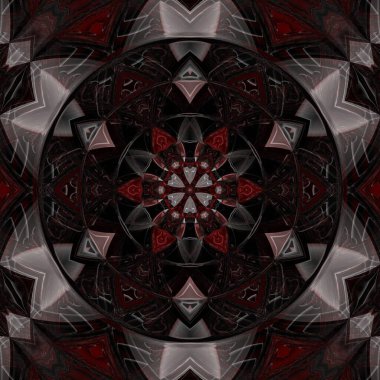 Soyut Bilgisayar Fraktal Tasarımı. Fraktal hiç bitmeyen bir desen. Fraktallar, farklı ölçeklerde kendine benzeyen sonsuz derecede karmaşık kalıplardır. Cep telefonu duvar kağıdı için harika.