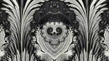 Soyut Bilgisayar Fraktal Tasarımı. Fraktal hiç bitmeyen bir desen. Fraktallar, farklı ölçeklerde kendine benzeyen sonsuz derecede karmaşık kalıplardır. Cep telefonu duvar kağıdı için harika.