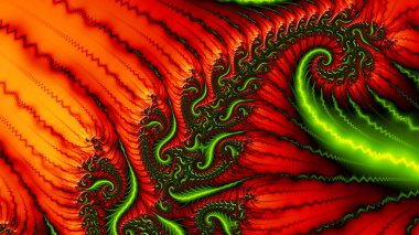 Soyut Bilgisayar Fraktal Tasarımı. Fraktal hiç bitmeyen bir desen. Fraktallar, farklı ölçeklerde kendine benzeyen sonsuz derecede karmaşık kalıplardır. Cep telefonu duvar kağıdı için harika.
