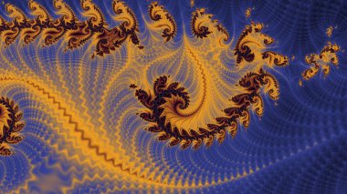 Soyut Bilgisayar Fraktal Tasarımı. Fraktal hiç bitmeyen bir desen. Fraktallar, farklı ölçeklerde kendine benzeyen sonsuz derecede karmaşık kalıplardır. Cep telefonu duvar kağıdı için harika.