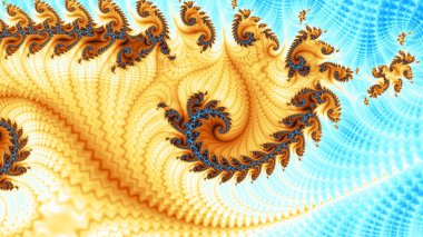 Soyut Bilgisayar Fraktal Tasarımı. Fraktal hiç bitmeyen bir desen. Fraktallar, farklı ölçeklerde kendine benzeyen sonsuz derecede karmaşık kalıplardır. Cep telefonu duvar kağıdı için harika.