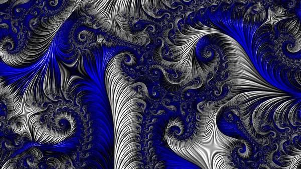 Abstract Computer Generat Design Fractal Fractal Este Model Nesfârşit Fractalii — Fotografie, imagine de stoc