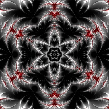 Soyut Bilgisayar Fraktal Tasarımı. Fraktal hiç bitmeyen bir desen. Fraktallar, farklı ölçeklerde kendine benzeyen sonsuz derecede karmaşık kalıplardır. Cep telefonu duvar kağıdı için harika.