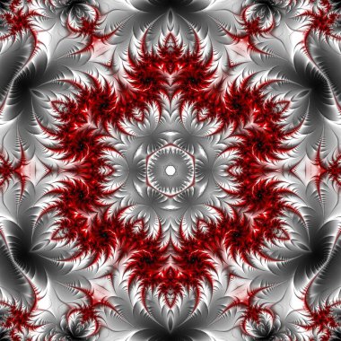 Soyut Bilgisayar Fraktal Tasarımı. Fraktal hiç bitmeyen bir desen. Fraktallar, farklı ölçeklerde kendine benzeyen sonsuz derecede karmaşık kalıplardır. Cep telefonu duvar kağıdı için harika.