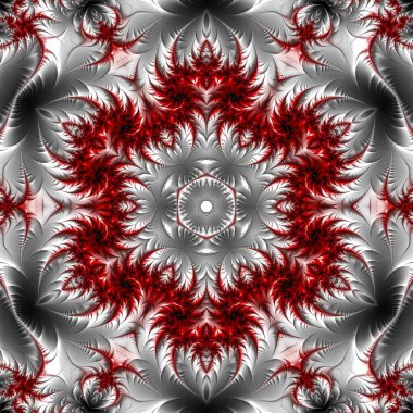 Soyut Bilgisayar Fraktal Tasarımı. Fraktal hiç bitmeyen bir desen. Fraktallar, farklı ölçeklerde kendine benzeyen sonsuz derecede karmaşık kalıplardır. Cep telefonu duvar kağıdı için harika.