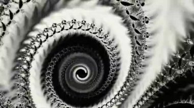 Soyut Bilgisayar Fraktal Tasarımı. Fraktal hiç bitmeyen bir desen. Fraktallar, farklı ölçeklerde kendine benzeyen sonsuz derecede karmaşık kalıplardır. Cep telefonu duvar kağıdı için harika.